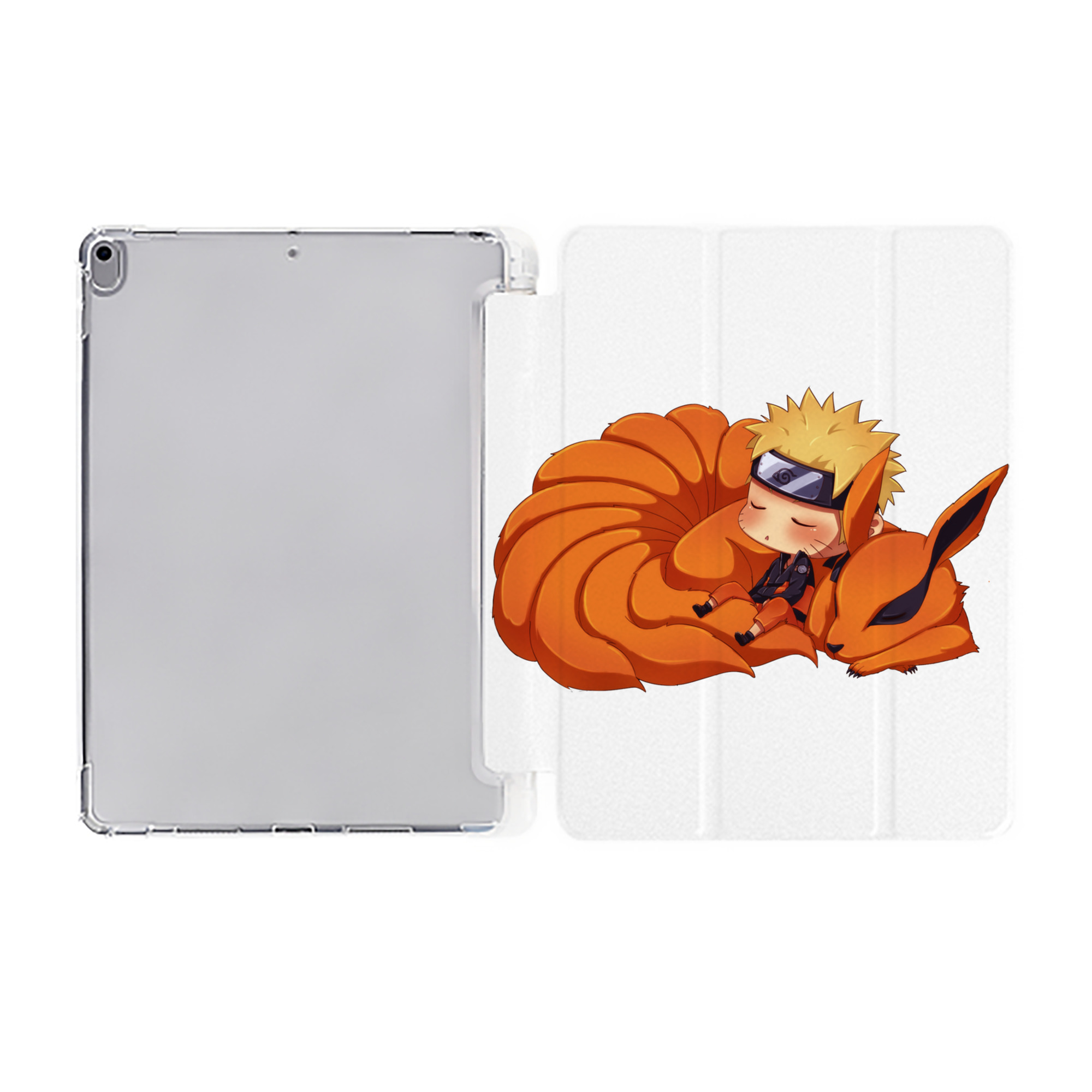 （画像用） NARUTO -ナルト- うずまき ナルト Uzumaki Naruto IPad ケース ペン収納付き 三つ折りスタンド PUレザー×シリコン 対応機種9.5/10.5/10.9インチ